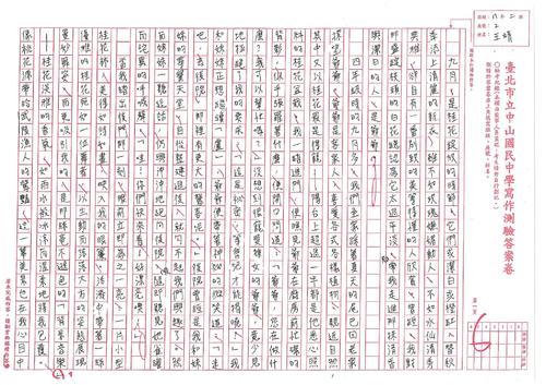 113.2-2-8年級作文6級分4人