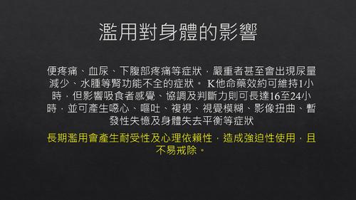健康教育報告 藥物濫用