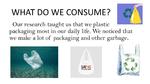 What do we consume?